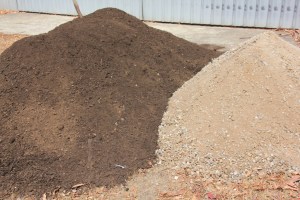 Soil and crushed rock