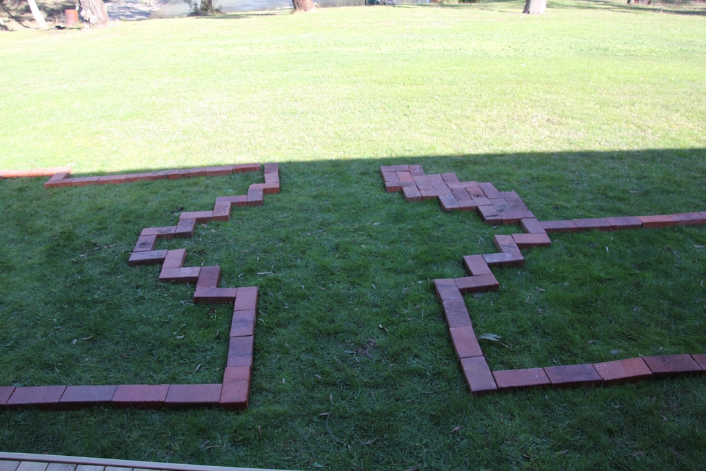 Laying-out-a-new-garden-bed